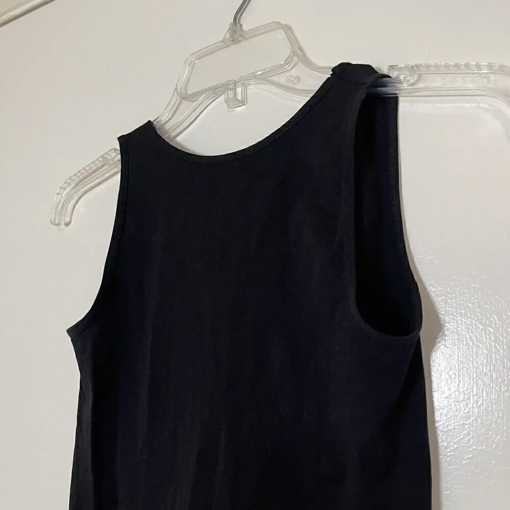 Free People Intimate Seamless scoop back black sleeveless bodysuit size xs/s